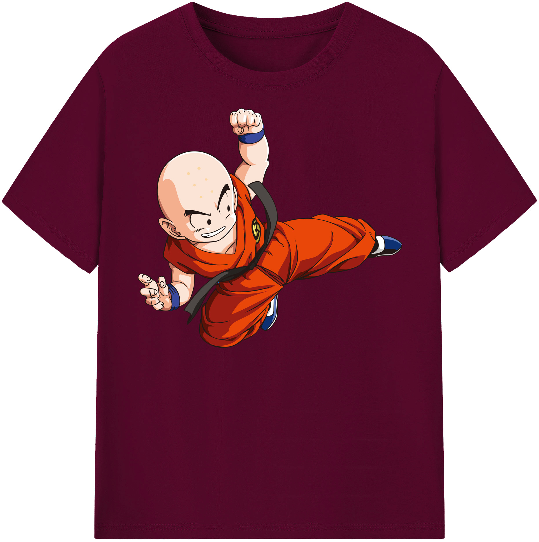（画像用） ドラゴンボール クリリン DRAGON BALL krillin レディースカジュアルプリントTシャツ（綿100％）